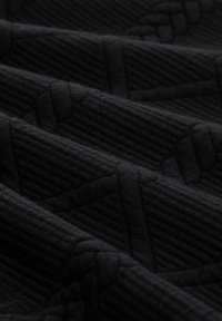 TOM TAILOR DENIM MIT ZOPFMUSTER - Sweatshirt - deep black