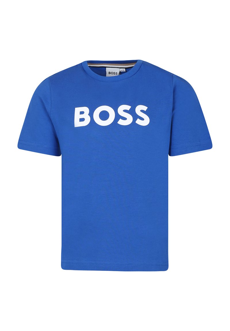 BOSS Kidswear T-shirt print blauw BOSS Kidswear T-shirt print blauw