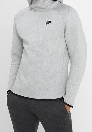 Felpa con cappuccio - mottled dark grey