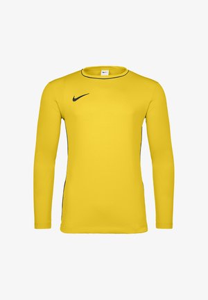 Nike Performance, Langarmshirt - gelbschwarz