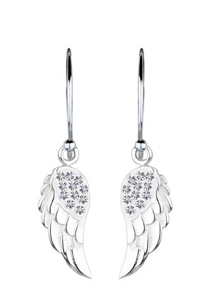 SPARKLING ANGLE WING - MIT KRISTALLEN VON SWAROVSKI® - Örhänge - weiß