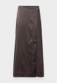 ROYAL LONG SKIRT - Maxiskjørt - espresso