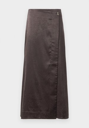 ROYAL LONG SKIRT - Maxi szoknya - espresso