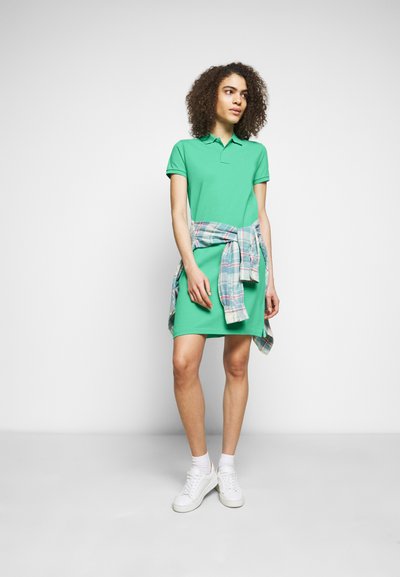 Polo Ralph Lauren COTTON POLO DRESS - Vestido de dia - sunset green