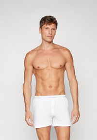 Calvin Klein Underwear 3 PACK  - Široké boxerky - black/grey heather/white