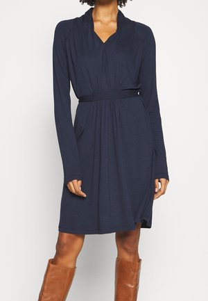 Žerzejové šaty - dark blue