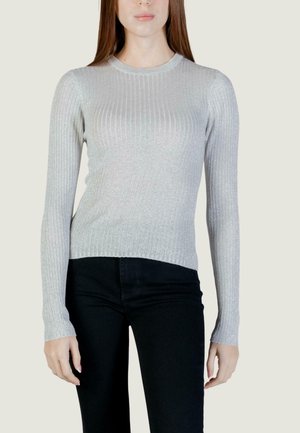 PLUM L/S O-NECK 15330569 - Maglione - silver
