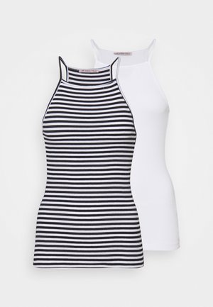 2 PACK - Top - white/black