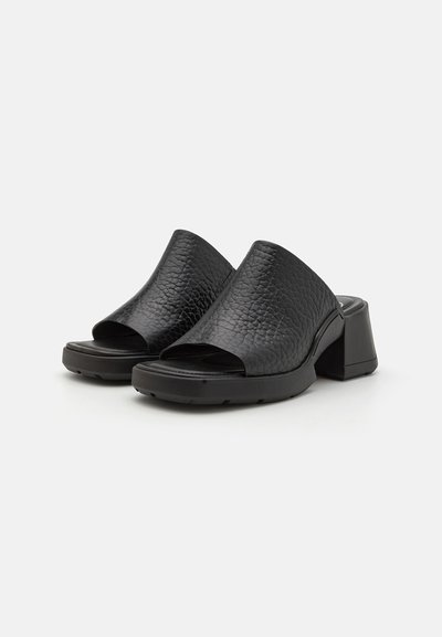 MIISTA CLARIN MULE - Papuci înalți - black
