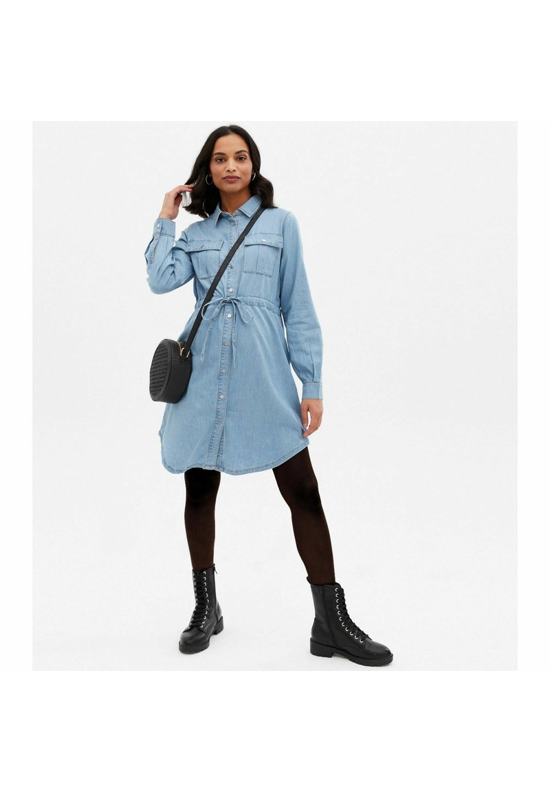 New Look Shirt dress blue Zalando.de