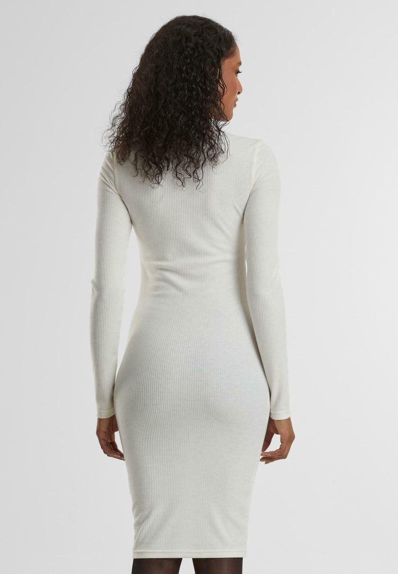 Urban Classics Gebreide jurk whitesand/wit