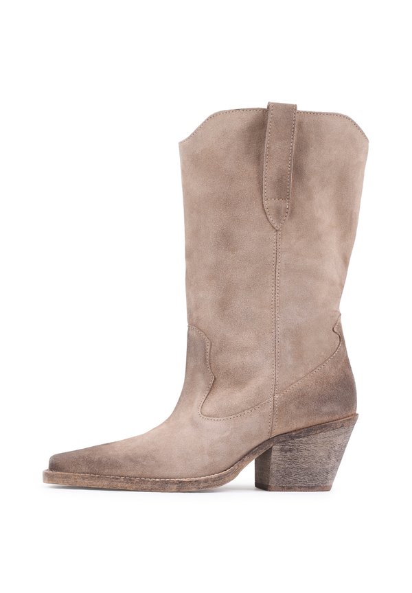 KY-RIE - Cowboy/Biker boots - oatmilk