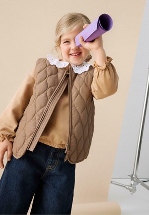 Lindex, LINDEX GILET LINDEX UNISEX - Liivi - light dusty brown