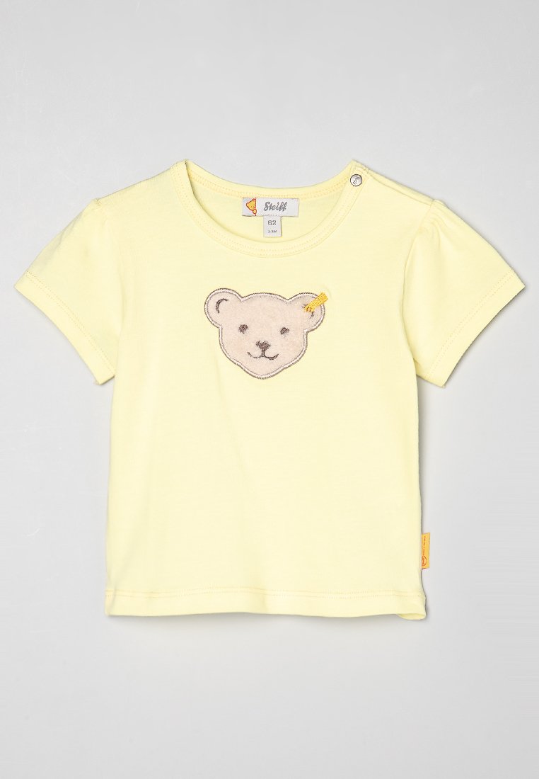Steiff T-shirt print geel Steiff T-shirt print geel