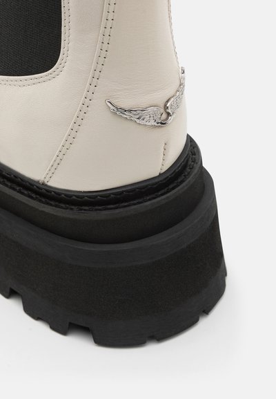 Zadig & Voltaire RIDE CHELSEA SEMY - Platform bokacsizmák - ice