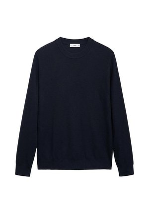 Mango MICROSTRUCTURED - Jersey de punto - dark blue
