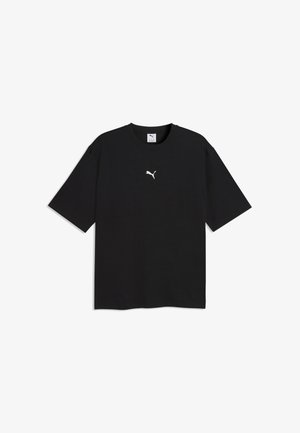 Puma, RUN CULTURE COLLECTIVE BOXY GRAPHIC T-SHIRT - T-shirt imprimé - black