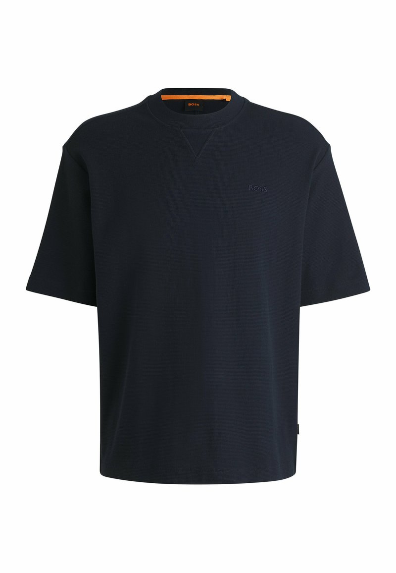 Boss T-shirt basic donkerblauw Boss T-shirt basic donkerblauw