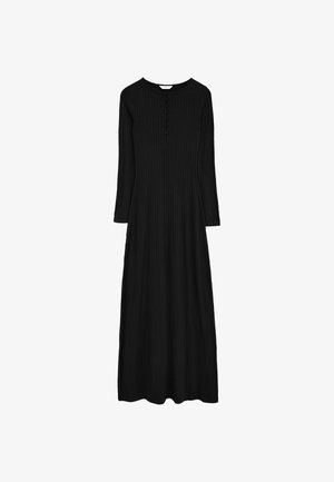 Polo Club, KLEIDER WOMAN PIHU DRESS LONG SLEEVE REGULAR FIT - Vestido largo - black