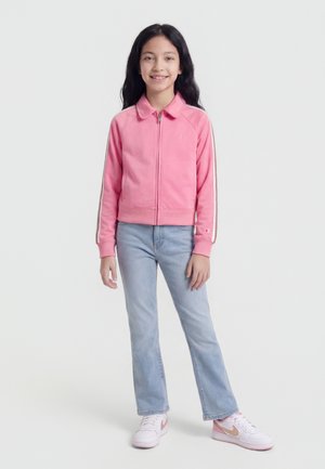 Champion ICONS FULL ZIP LOGO - Sweatjakke - pink