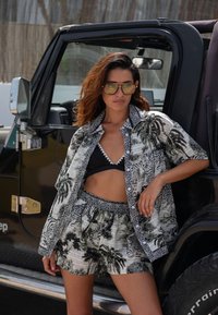 South Beach PRINTED SHORT SLEEVE - Accessorio da spiaggia - monochrome