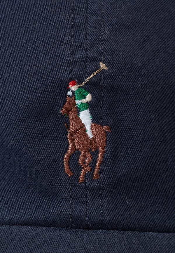 STRETCH COTTON TWILL PONY BALL CAP - Cap - nautical ink3