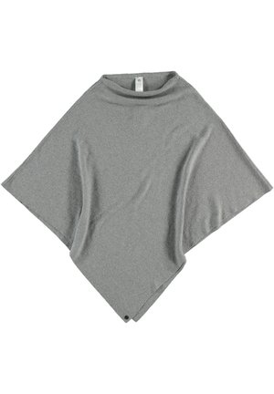 PONCHO - Cape - grey