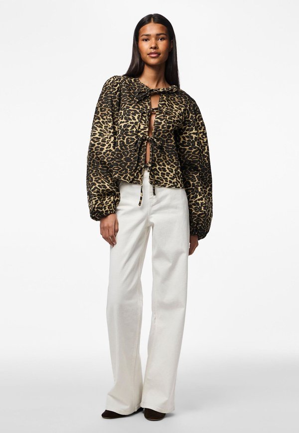 PCASTA O-NECK TIE - Blouse3