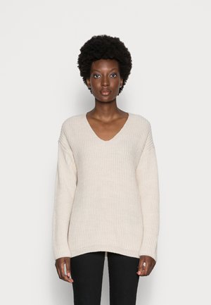 Strikkegenser - off-white
