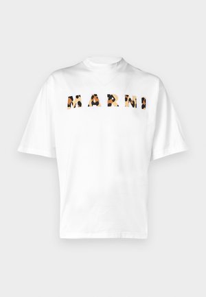 Marni T-shirts med print - white