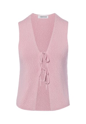 EDITED EDITED STRICKTOP - Weste - rosa