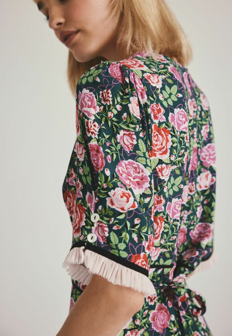 Cath Kidston Day dress - green roses/green - Zalando