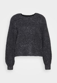 Vero Moda Stickad tröja - mottled dark grey