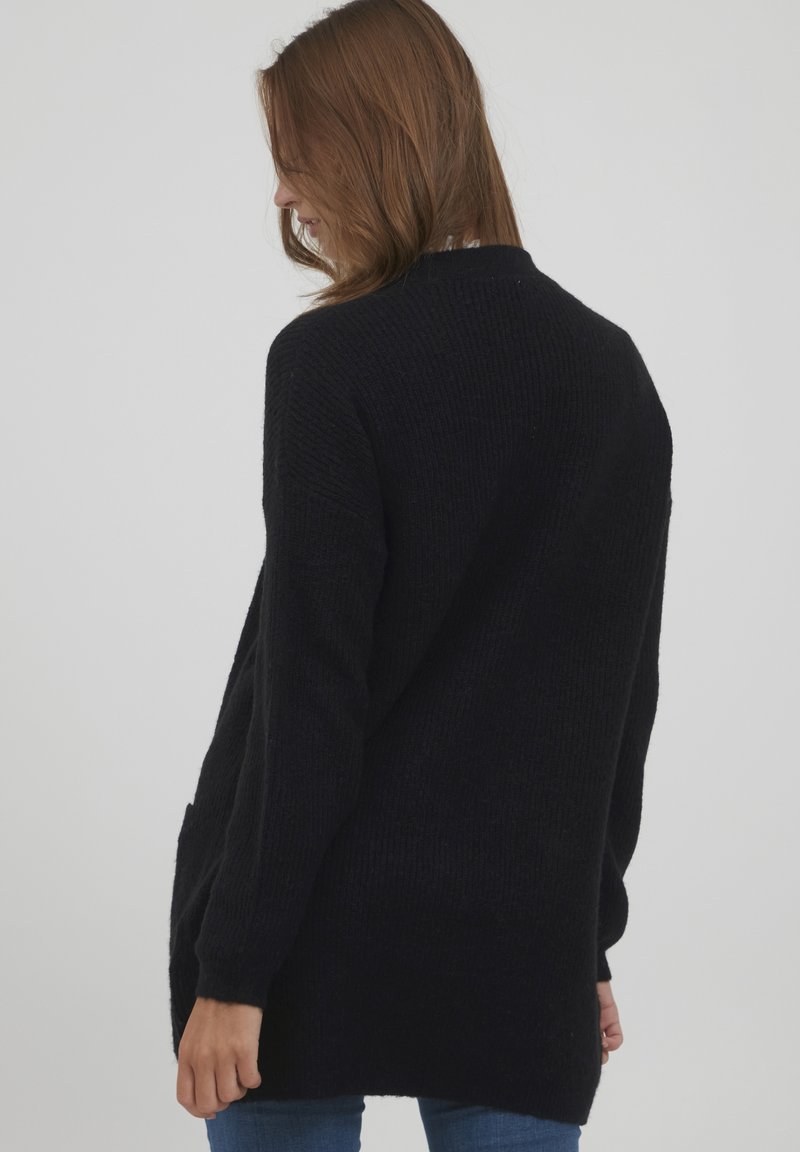 Damen Strickjacken | b.young BYOLYMPIA LS CARDIGAN Strickjacke black/black denim - PU55195 Damen Strickjacken | b.young BYOLYMPIA LS CARDIGAN Strickjacke black/black denim - PU55195
