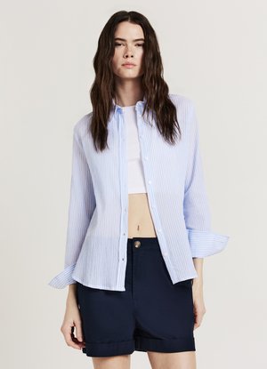 Button-down blouse - var celeste