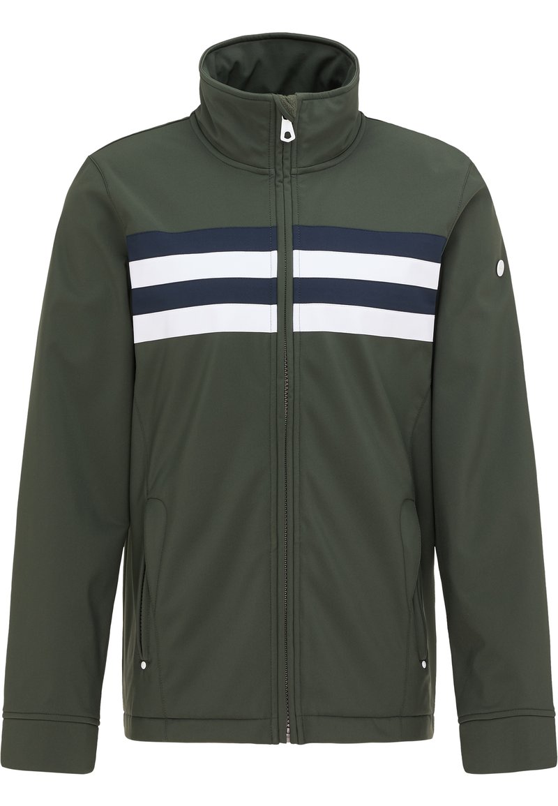 dreimaster Jas olijfgroen gemêleerd