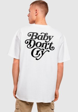 Upscale by Mister Tee DON´T CRY - T-shirt imprimé - white