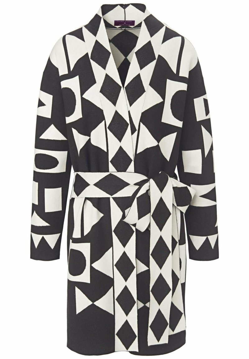 Damen Strickjacken | TALBOT RUNHOF X PETER HAHN Strickjacke schwarz/weiß/schwarz - FZ37365 Damen Strickjacken | TALBOT RUNHOF X PETER HAHN Strickjacke schwarz/weiß/schwarz - FZ37365