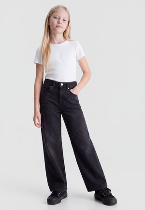 Calvin Klein Jeans, WIDE LEG  - Jeans a sigaretta - denim black