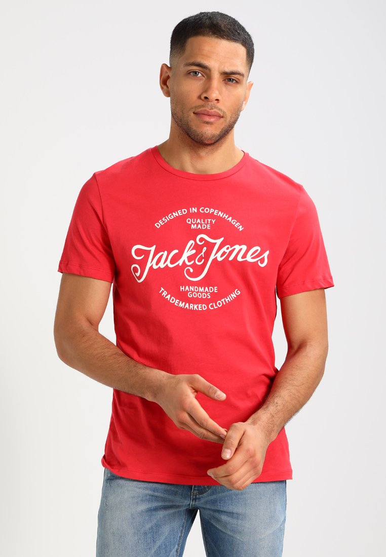 JACK & JONES Maglietta Uomo Jorvarenna Photo Tee – Girocollo Con Stampa Fotografica (Manica Corta)