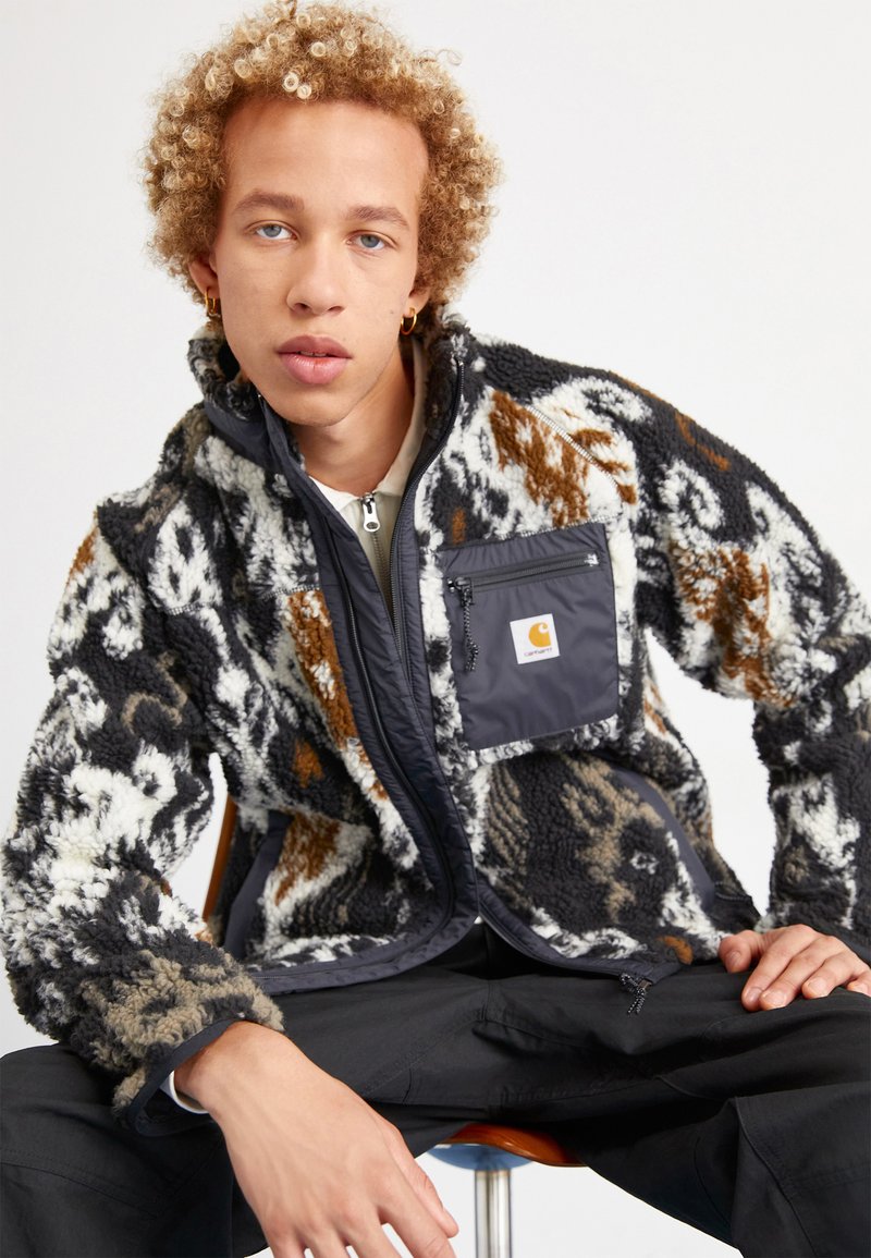 Carhartt WIP PRENTIS LINER - Jachetă din fleece - baru/black