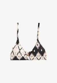 Vybrané, ecru black foil ikat