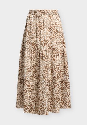 DKNY, ELASTIC WAIST TIERED SKIRT - Φούστα σε γραμμή Α - disguise/woodsmoke