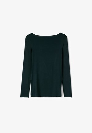 Intimissimi, BOAT NECK ULTRALIGHT - Long sleeved top - dark green