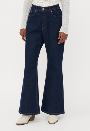 ONLJUICY HIGH WAIST  - Flared Jeans - dark blue denim