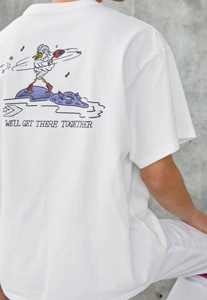 T-shirt con stampa - white