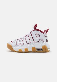 Nike Sportswear - AIR MORE UPTEMPO UNISEX - Sneakers high - white/team red/light brown Miniaturebillede 1