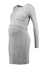 MAMALICIOUS Abito in maglia - grey