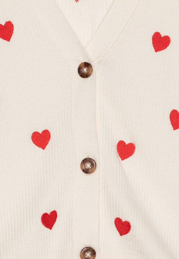 KOGDANA LIFE HEART CARDIGAN - Cardigan - birch3
