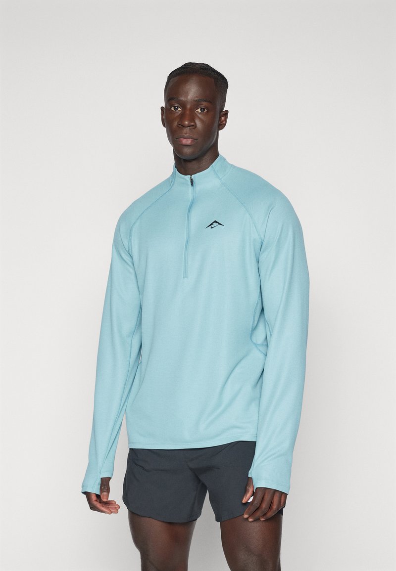 Nike Performance TRAIL MIDLAYER  - Ilgarankovis viršutinės dalies drabužis - denim turqoise/black